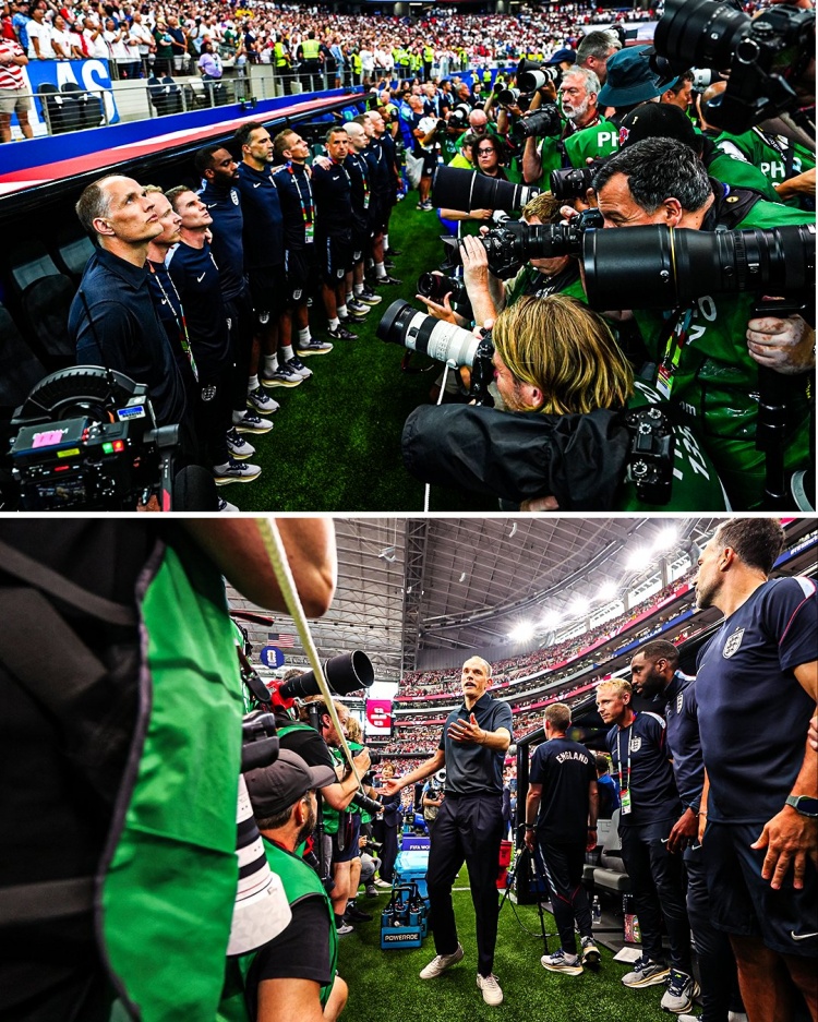 图赫尔怒斥FIFA:国歌仪式被50名摄影师怼脸 完全看不到球员
